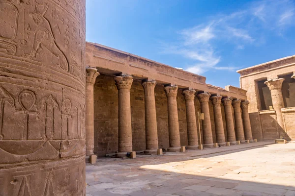 Templo de Horus, Edfu, Egipto — Fotografia de Stock