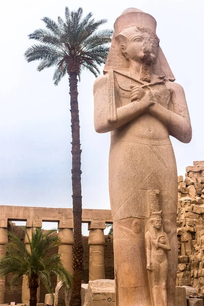 De tempel van Luxor, Karnak, Egypte. — Stockfoto