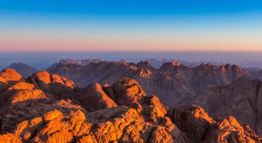Mount Sinai, Mount Moses in Egypt. clipart