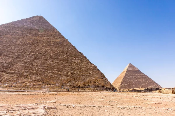 Piramidele din Giza, Egipt — Fotografie, imagine de stoc