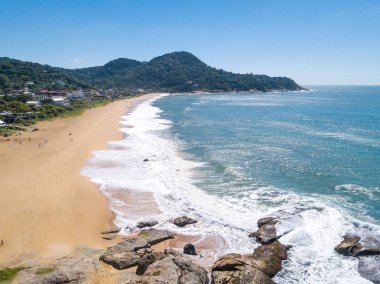 Beach in Balneario Camboriu, Santa Catarina, Brazil. Estaleirinh