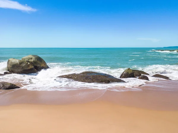 Spiaggia di Balneario Camboriu, Santa Catarina, Brasile. Estaleirinh — Foto Stock