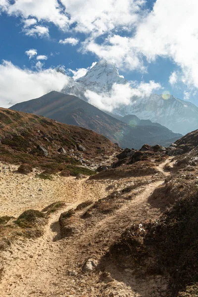 Ama Dablam Mountain. Trekking Everest Base Camp. Nepal.