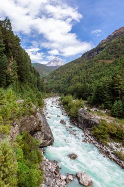 Everest, asma köprü Everest Ana Kamp Trek, Himala