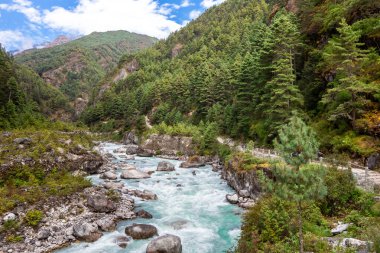 Everest, asma köprü Everest Ana Kamp Trek, Himala
