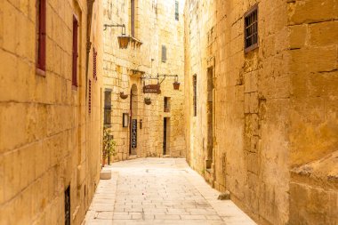 Malta, Güzel Mdina - eski başkent, Malta Adası.