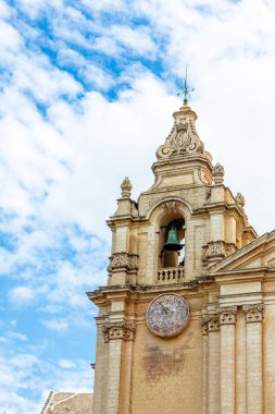Malta, Mdina katedralinin eski kalesi. Avrupa.