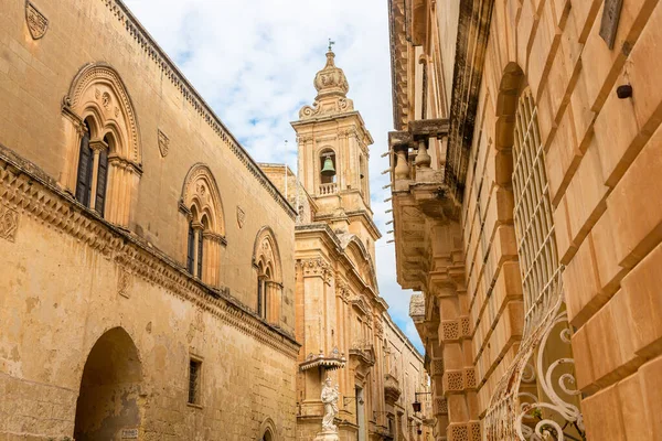Malta Alte Burg Mdina Domstadt Europa — Stockfoto