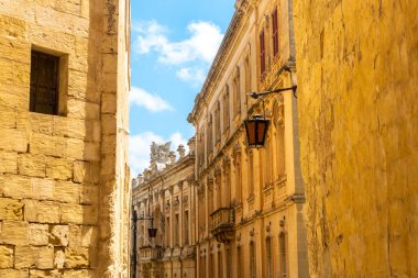 Malta, Mdina katedralinin eski kalesi. Avrupa.