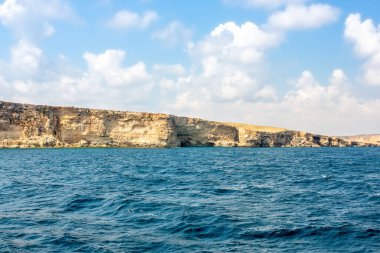 Comino Adası 'ndaki Mavi Göl - Malta