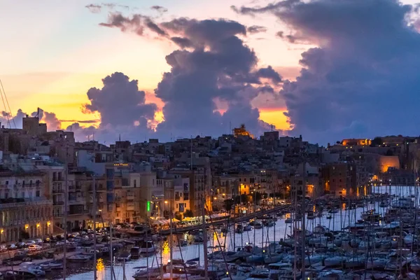 Boten Haven Van Valletta Malta — Stockfoto