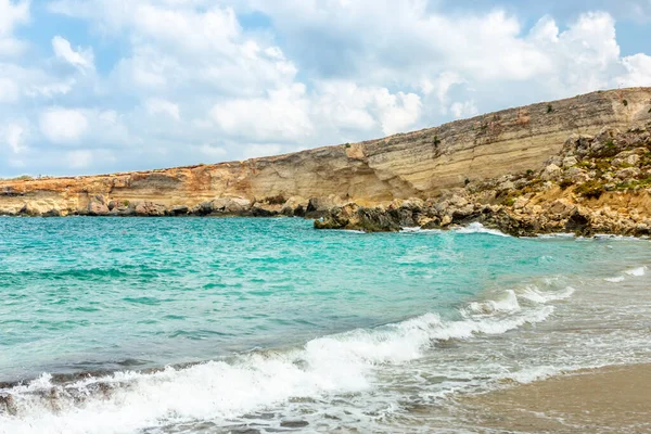 Malta Paradise Bay Marfa Peninsula Island Malta — Stock Photo, Image