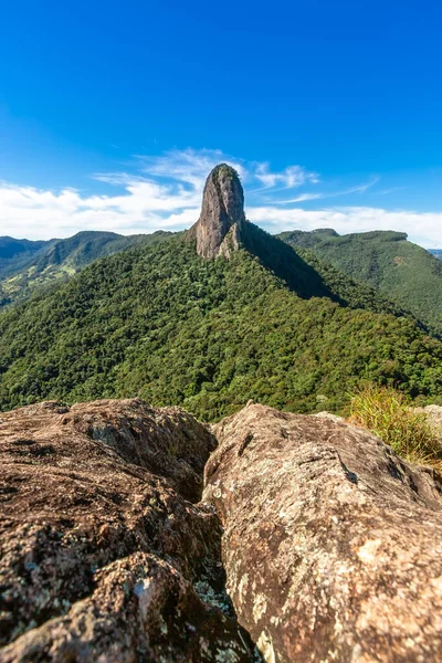 Pedra Bau Pico Montanha Rochosa São Bento Sapucai Brasil América — Fotografia de Stock