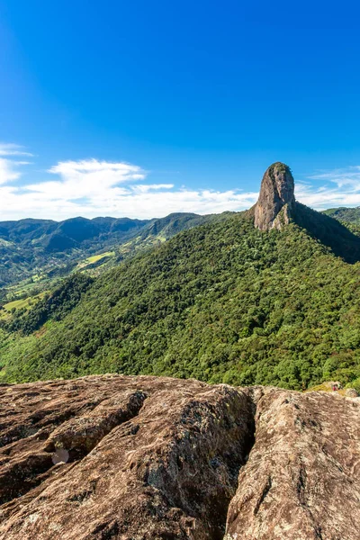 Pedra Bau Pico Montanha Rochosa São Bento Sapucai Brasil América — Fotografia de Stock