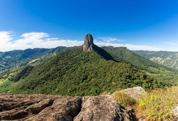 Pedra Bau Pico Montanha Rochosa São Bento Sapucai Brasil América — Fotografia de Stock