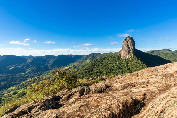 Pedra Bau Pico Montaña Rocosa Sao Bento Sapucai Brasil América —  Fotos de Stock