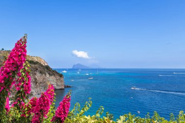 Volkan Stromboli Takımadaları Sicilya 'da Eolie Eolie İtalya