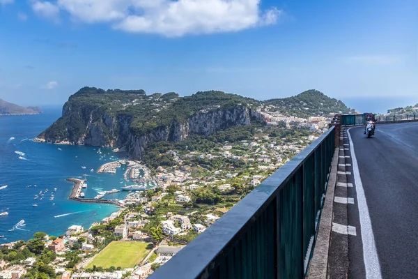 Pulau Capri Musim Panas Yang Indah Italia — Stok Foto