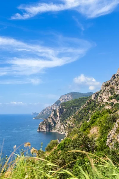 Costa Amalfitana Italia Increíble Carretera Paisaje —  Fotos de Stock