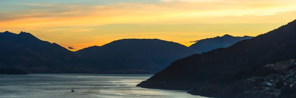 Queenstown Nuova Zelanda Città Dell Avventura Della Natura Banner Web — Foto Stock