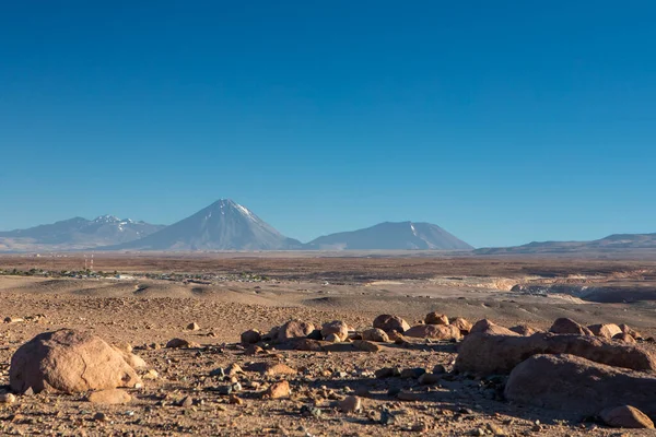 Atacama Sivatag Chile Andok Dél Amerika Gyönyörű Kilátás Táj — Stock Fotó