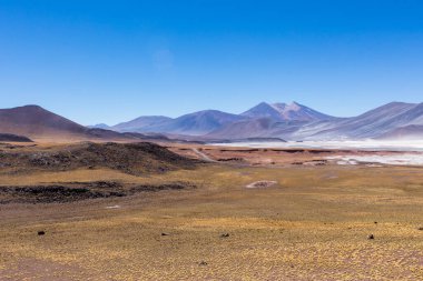 Atacama Çölü, Şili. Salar Aguas Calientes. Tuyacto Gölü. Güney Amerika.