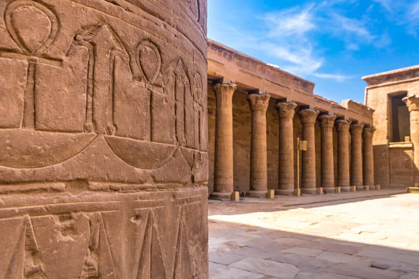 Horus Tapınağı Edfu Mısır Afrika — Stok fotoğraf