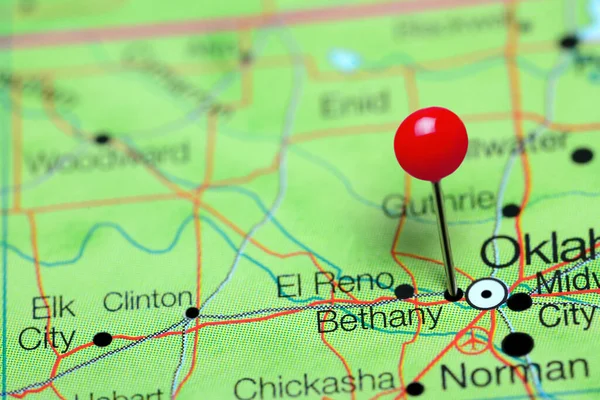Бетани Карте Оклахомы Сша — стоковое фото