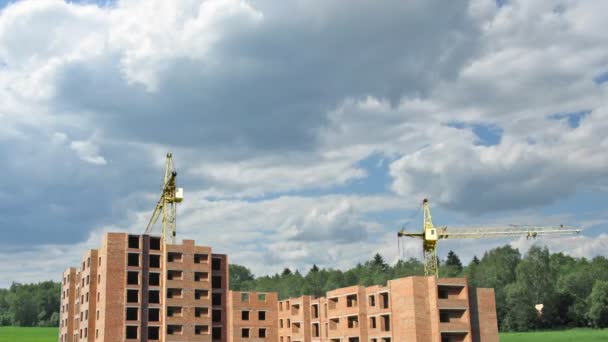 Construcción completa time-lapse — Vídeo de stock