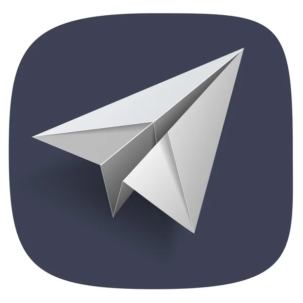 Vector Paper Plane icon — Stock Vector