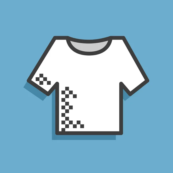 Tshirt vectoriel Icône blanc — Image vectorielle