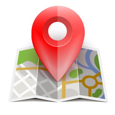 Vektör pin noktası işaretçisi