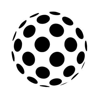 soyut küre desen vektör