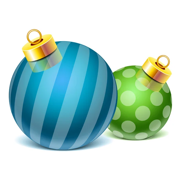 Christmas Glass Toy Image — Stock Vector