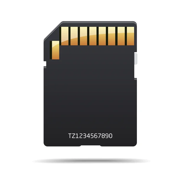 Tarjeta SD de memoria para varios dispositivos — Archivo Imágenes Vectoriales