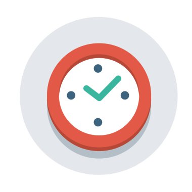 Vektör düz simge izle