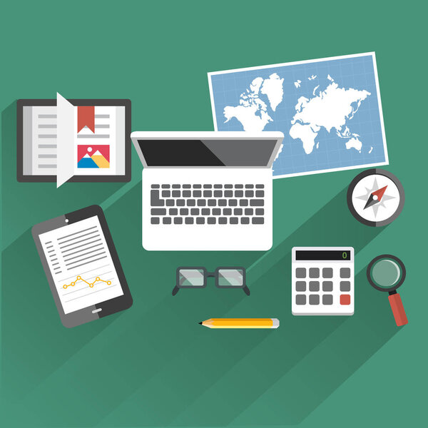 Векторная плоская иллюстрация
