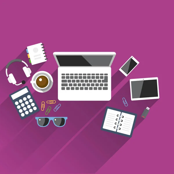 Konsep area kerja kantor bisnis Stok Vektor schiva Konsep area kerja kantor bisnis Stok Vektor schiva