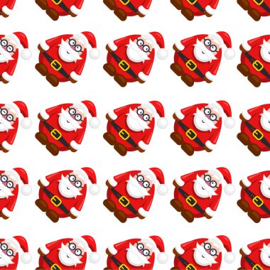 sorunsuz Sunni Noel vektör desen Noel Baba