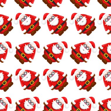 sorunsuz Sunni Noel vektör desen Noel Baba