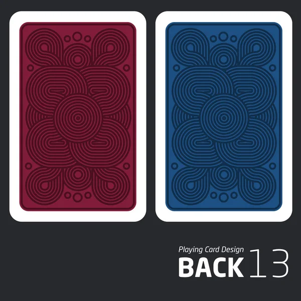 Bir oyun kartı için ters tarafında blackjack ile diğer oyunu