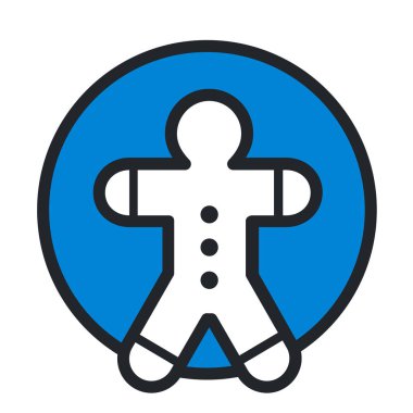 Christmas daire mavi kutsal kişilerin resmi yeni yıl