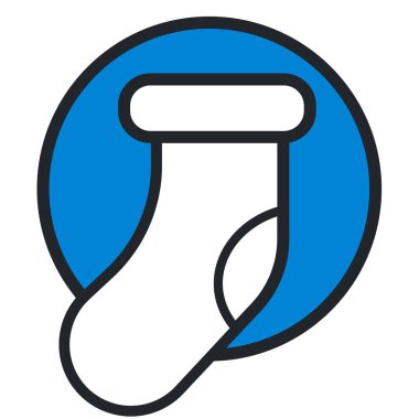 Christmas daire mavi kutsal kişilerin resmi yeni yıl