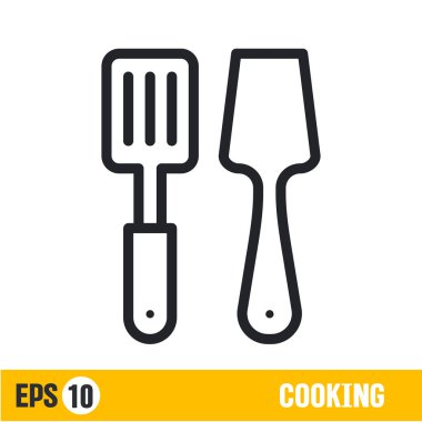 Vektör hat simgesi spatula