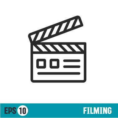 Web vektör simge satırı işaret eğilim