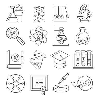 Vektör simgeler satır kümesi