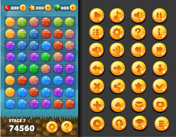 Düğme kümesi WebVector