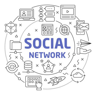 Hat sanat illüstrasyon düz stilleri