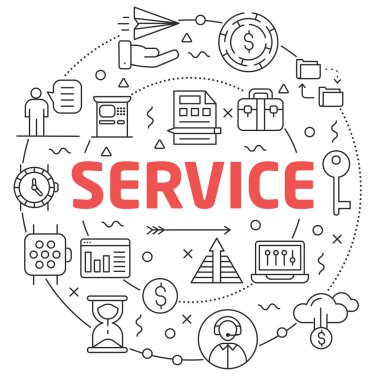 Hat sanat illüstrasyon düz stilleri