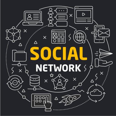 Vektör Lineer resimde beyaz arka plan